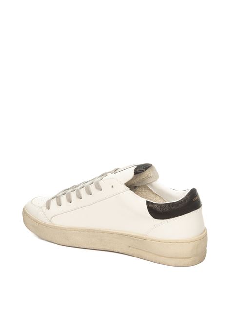 white/black leather sneakers AMA BRAND DELUXE | 2952SLAM-BIANCO